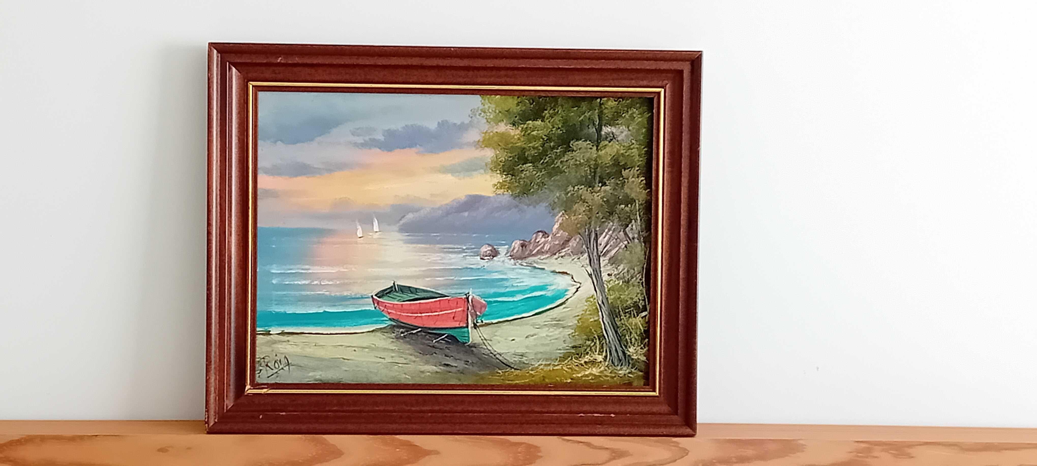 Pintura óleo sobre tela assinado!