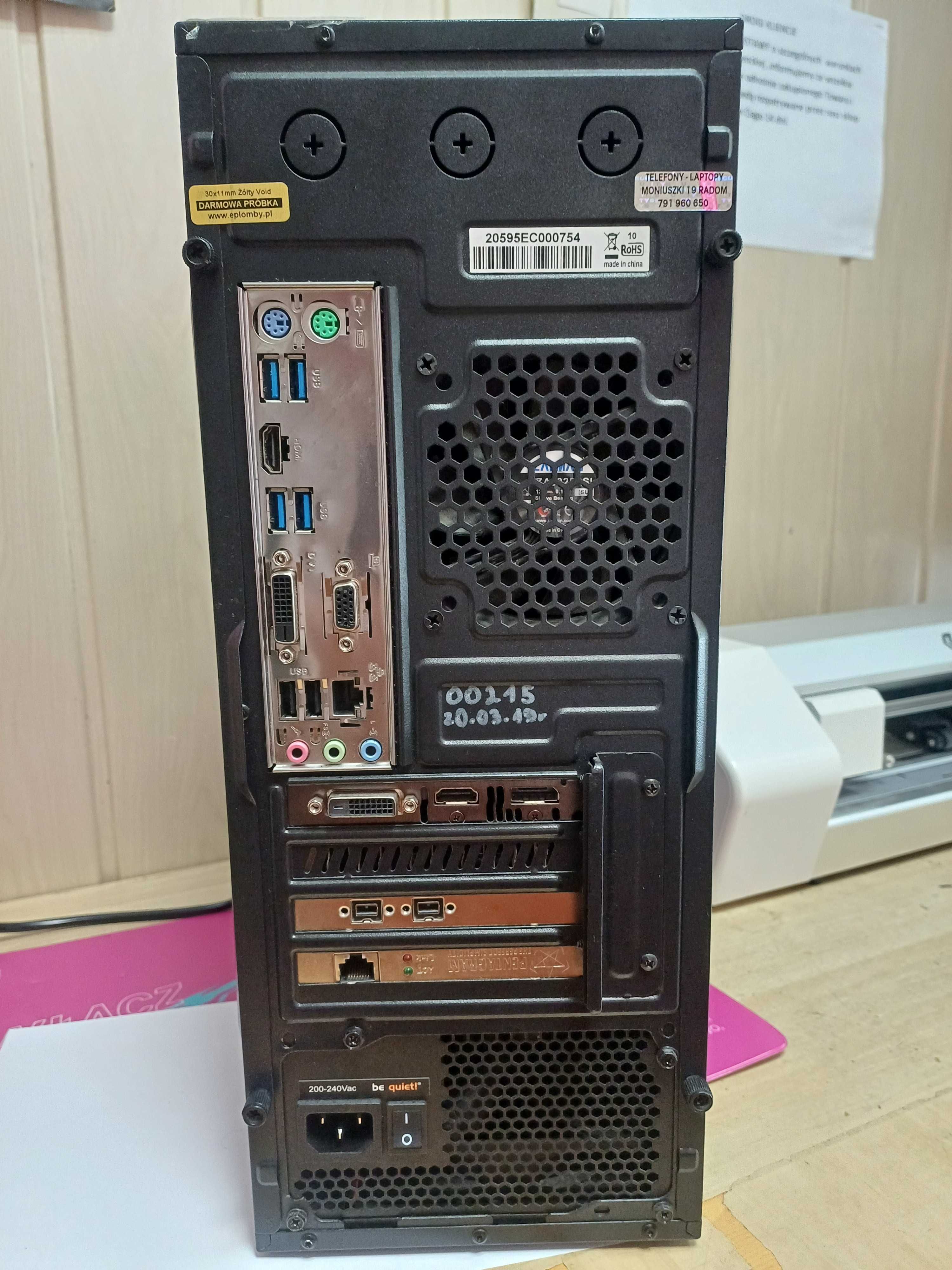 Komputer Gamingowy I5 GTX1050 8/240 SSD Sklep Radom