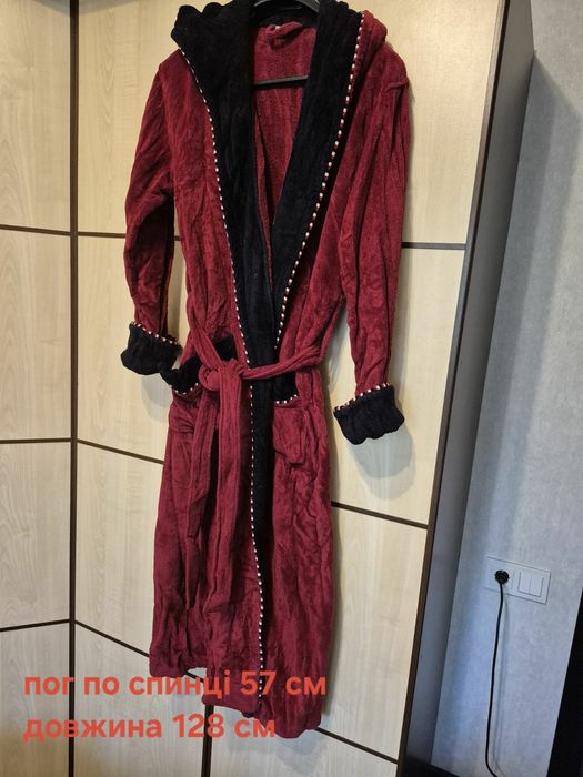 Чоловічий теплий махровий халат в нормальному стані XL