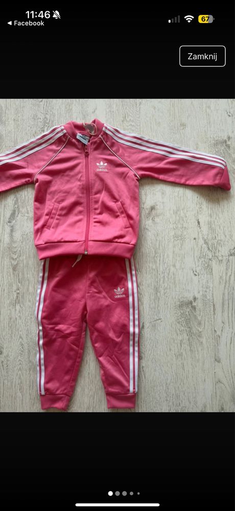 Komplet dresowy Adidas 80/86