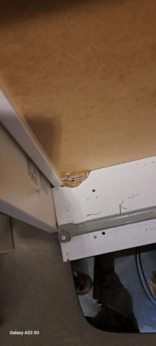 Łóżeczko Ikea Stuva różowe szuflady materac