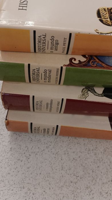 História universal, coleção 4 livros