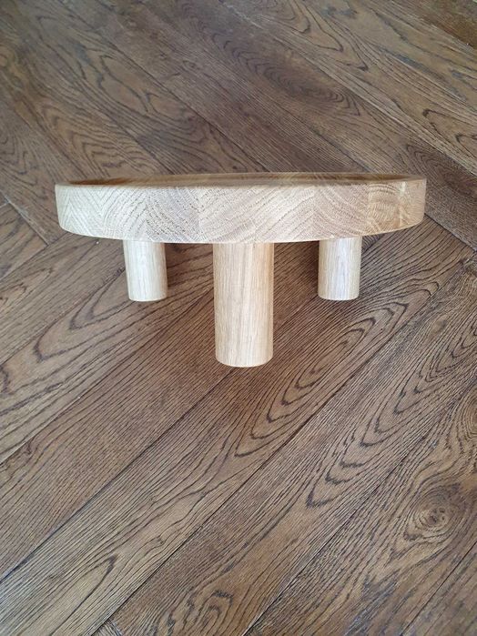 Stojak drewniany pod kwiatki kwietnik/doniczka/donica/podstawek/