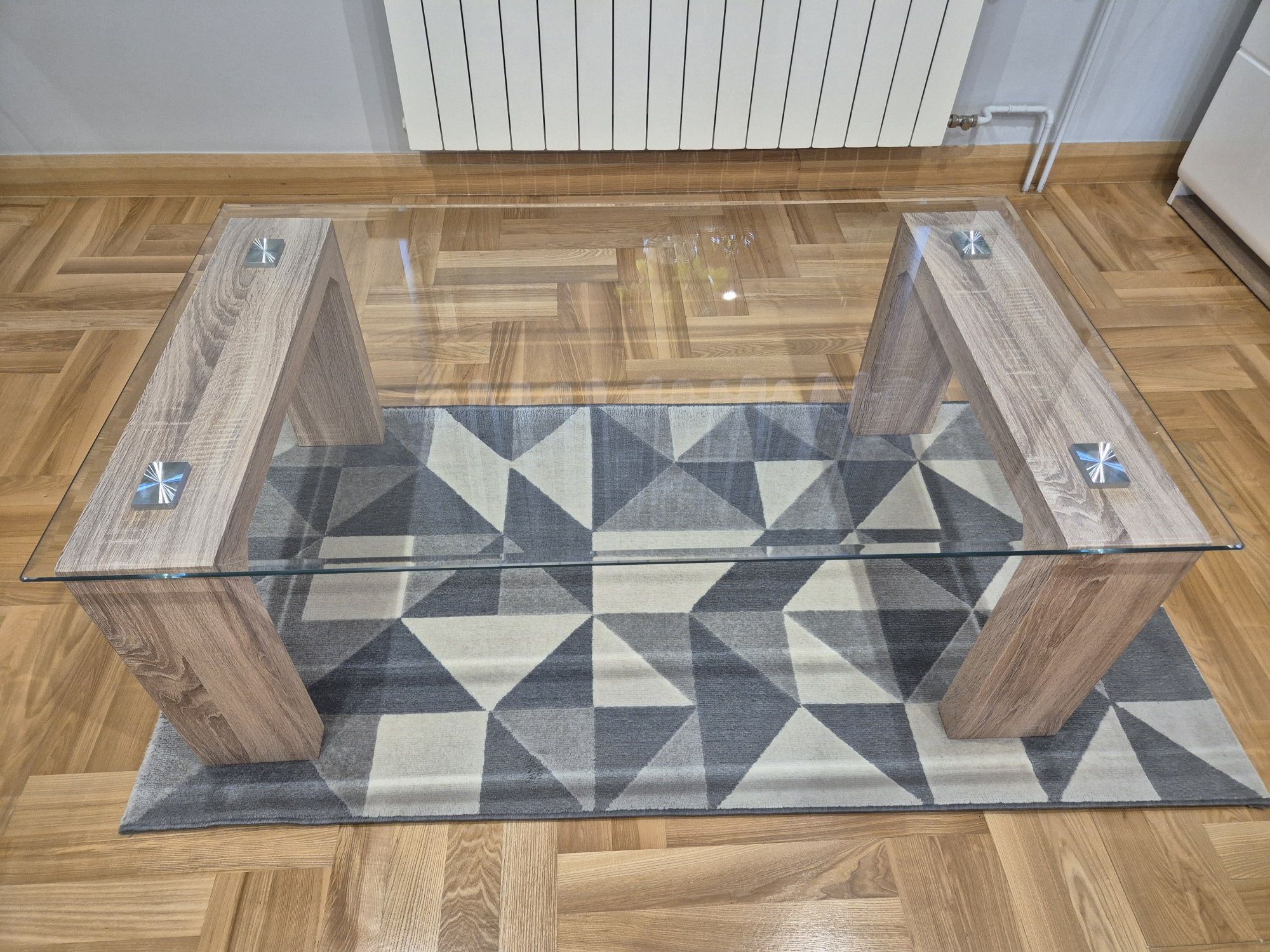 Stolik szklany agata meble 120x70x45