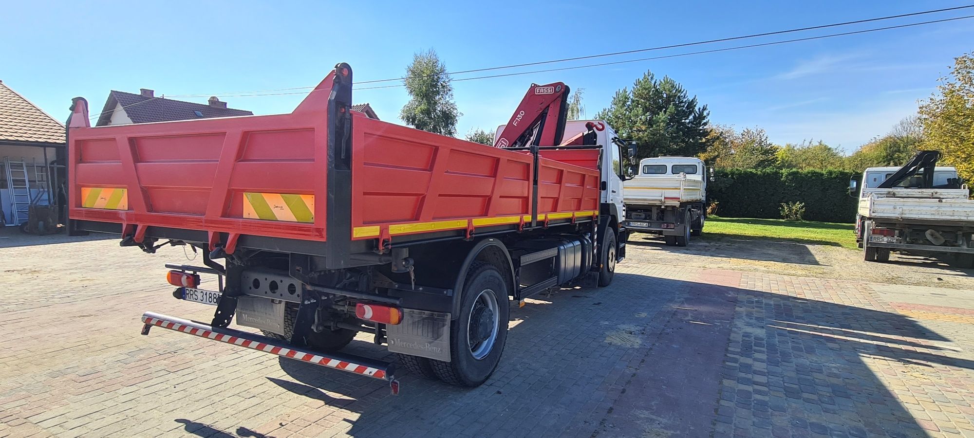 Mercedes axor 1829 hds kiper wywrot fassi euro 5