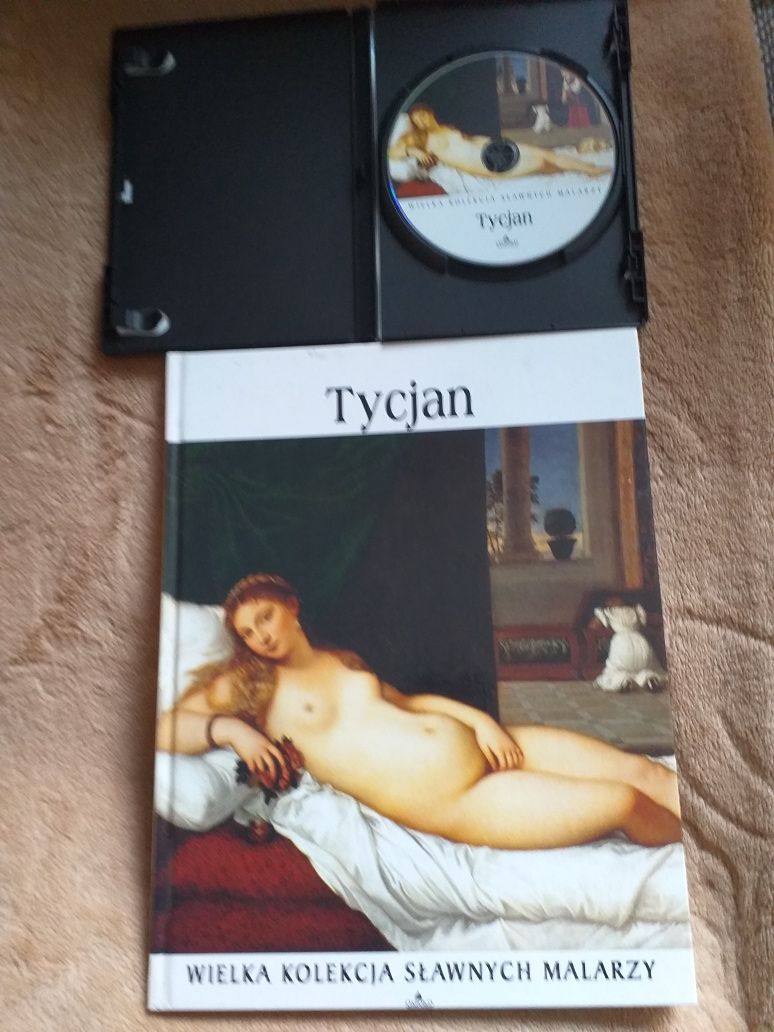 Sławni malarze Tycjan ksiązka plus DVD