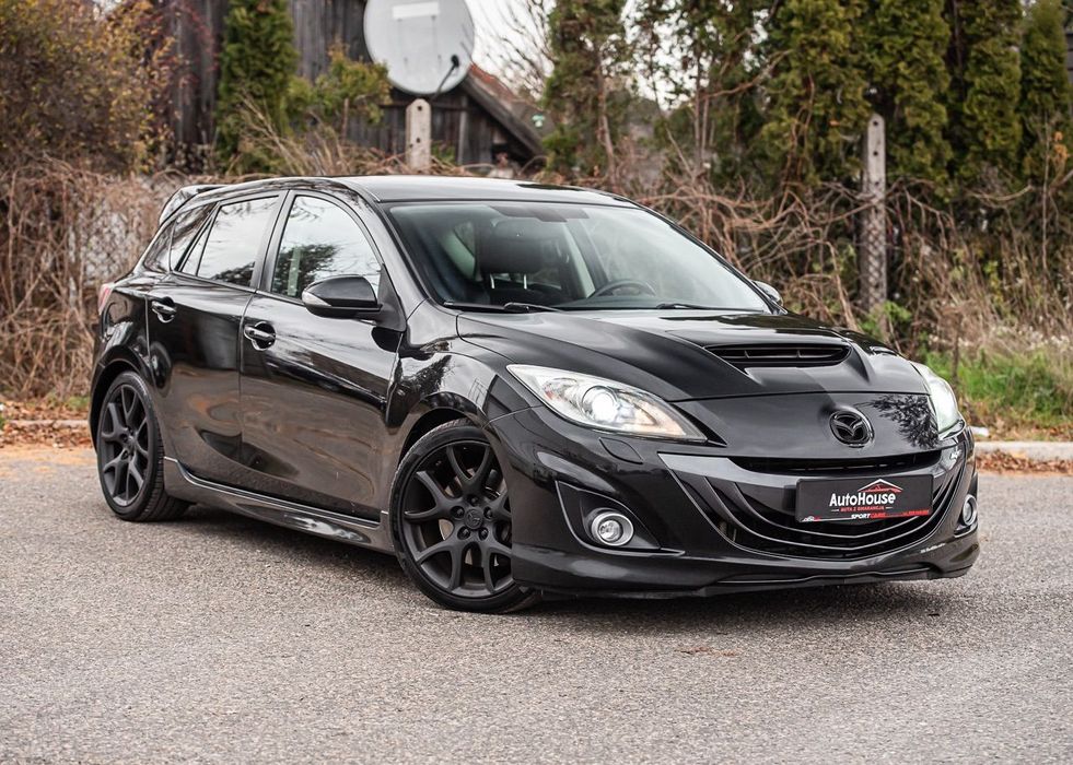 Mazda 3 MPS 2.3T,Full,skóra,Xenon,Navi,Bose,serwowane ASO,Gwarancja