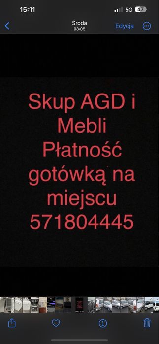 Półka wisząca - możliwy transport