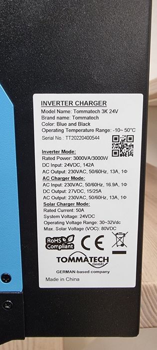 Инвертор Tommatech 3kw