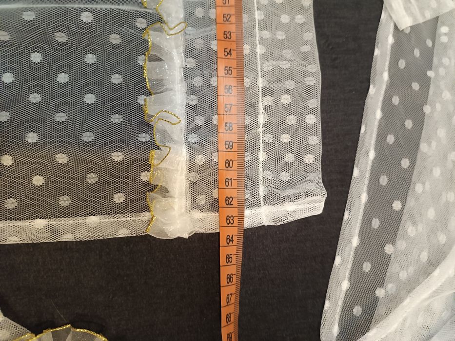 Przecudowny komplet firanka z zazdrostkami