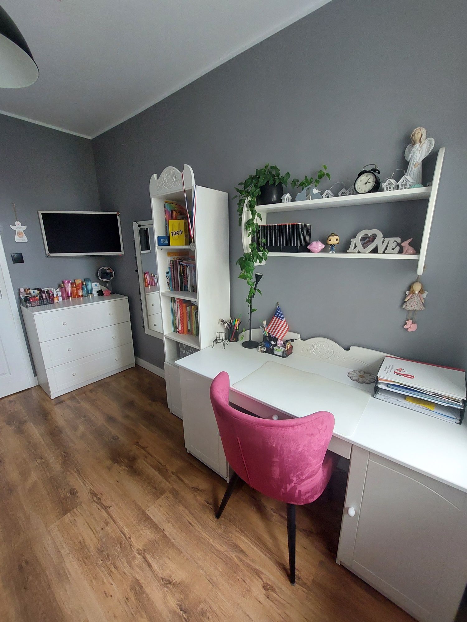 Meblik.bianco fiori zestaw mebli