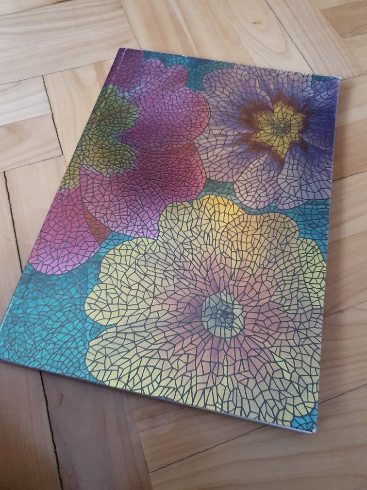 Zeszyt A4 mozaika kwiaty 96 kartek empik art&pap w kratkę