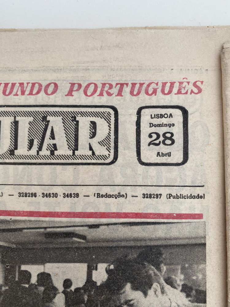 Jornal sobre 25 Abril 1974