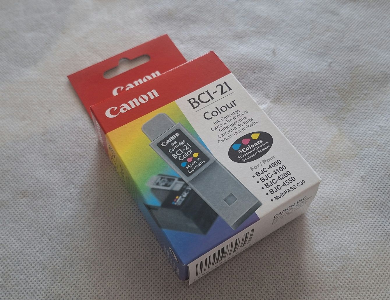 Oryginalny tusz toner Canon BCI-21 czarny 12 szt