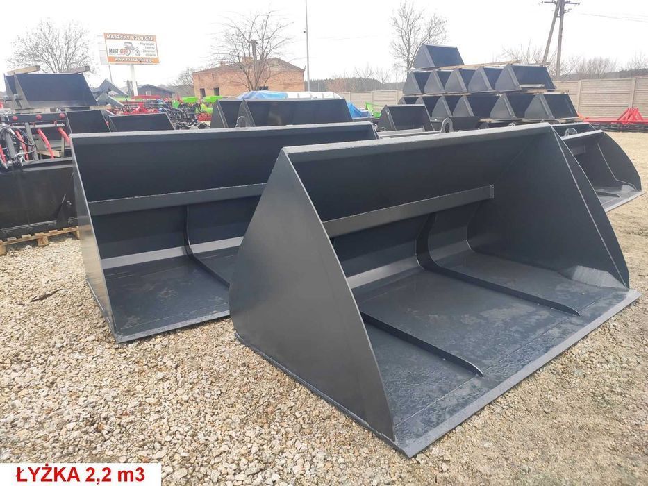 mocna ŁYŻKA pojemnościowa objętościowa do ładowarki Manitou JCB Merlo