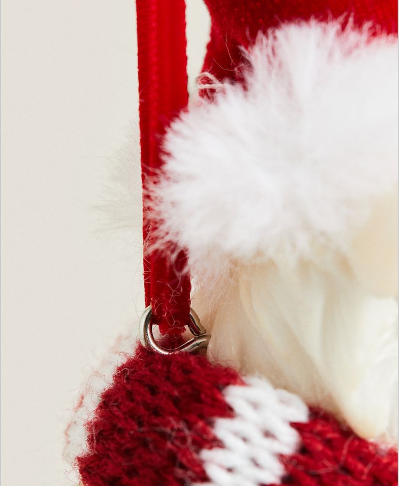 Enfeite  BICHON Resina Natal Zara Home NOVO