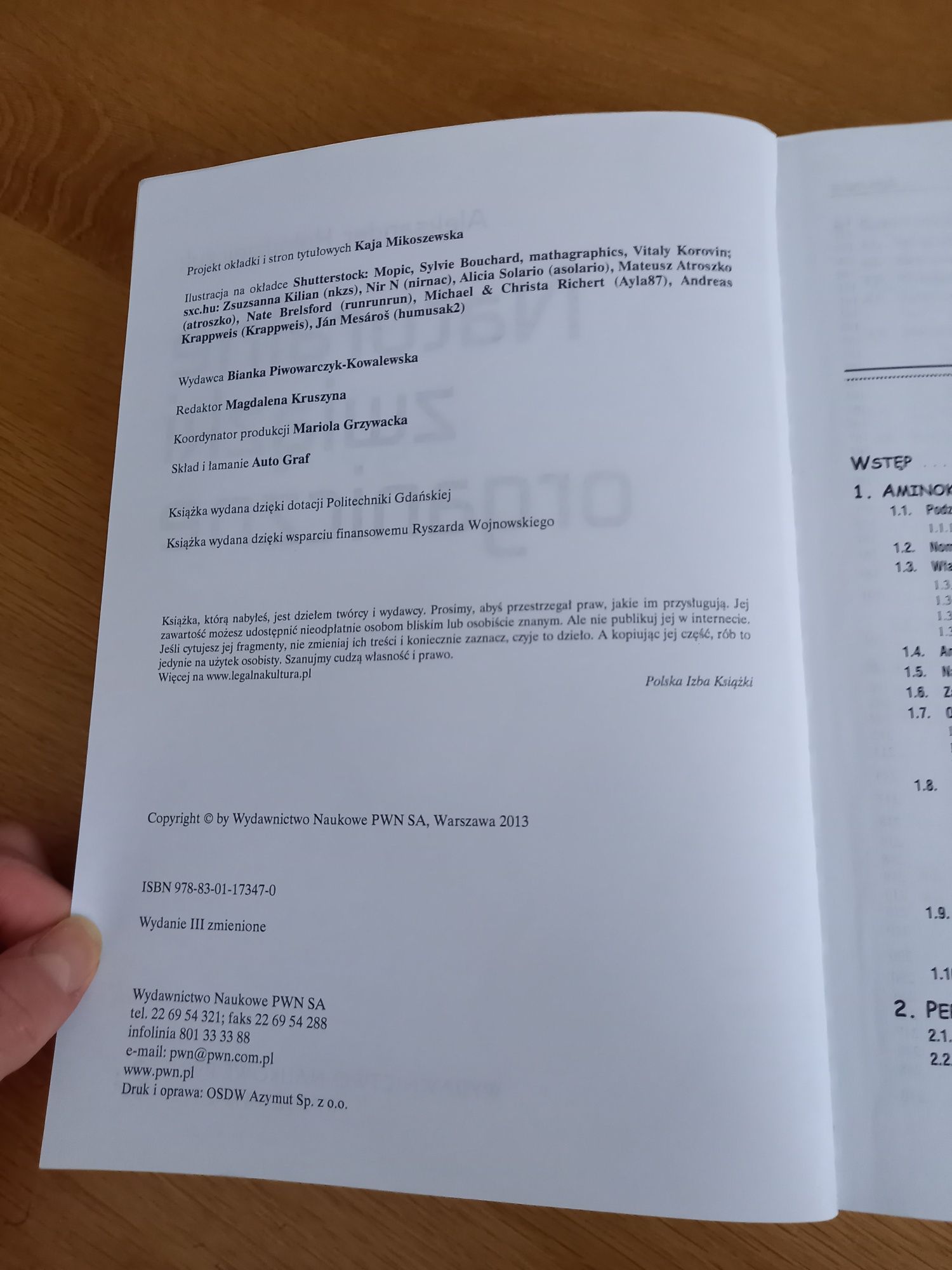Naturalne związki organiczne Kołodziejczyk