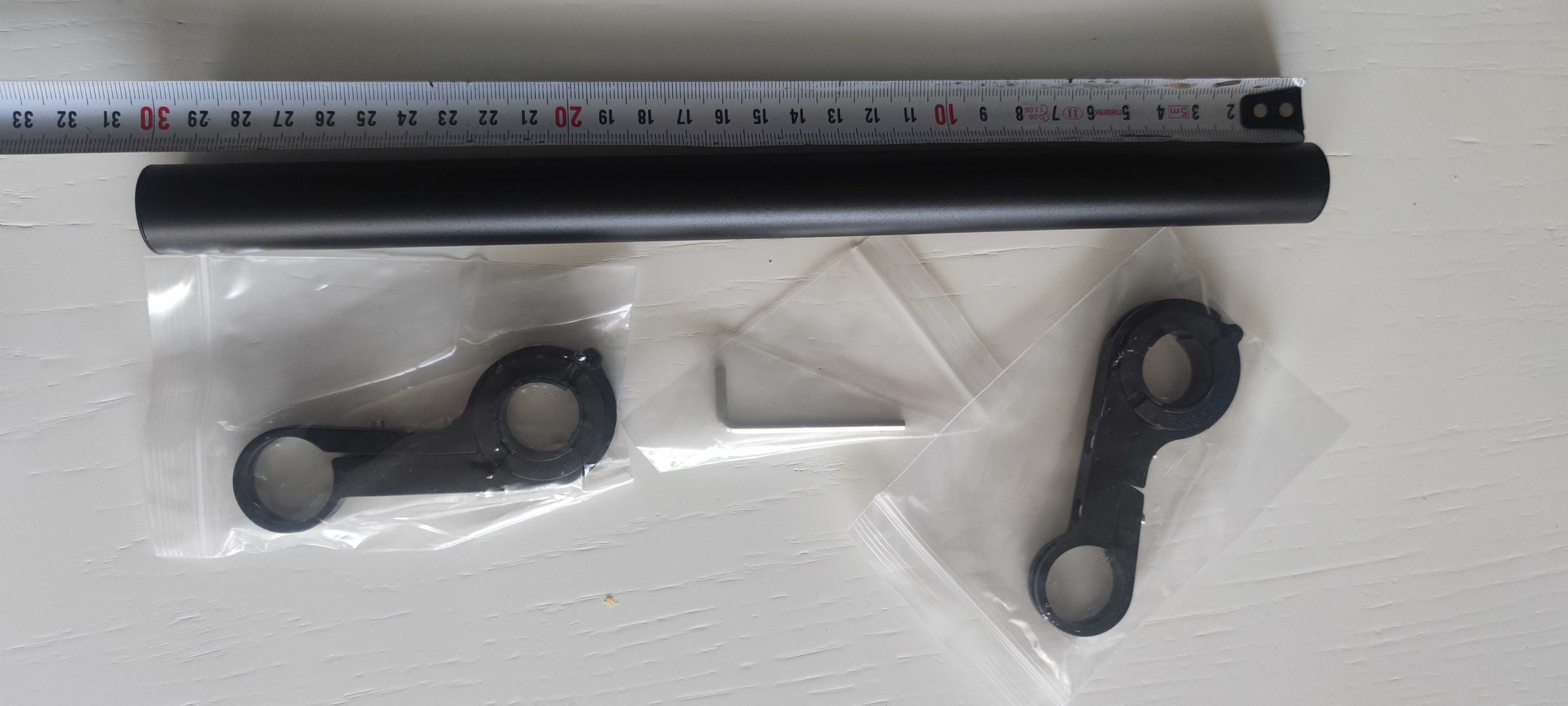 Wspornik kierownicy W30-BL 30cm 1szt.dod.mocowanie,rower MTB,hulajnoga