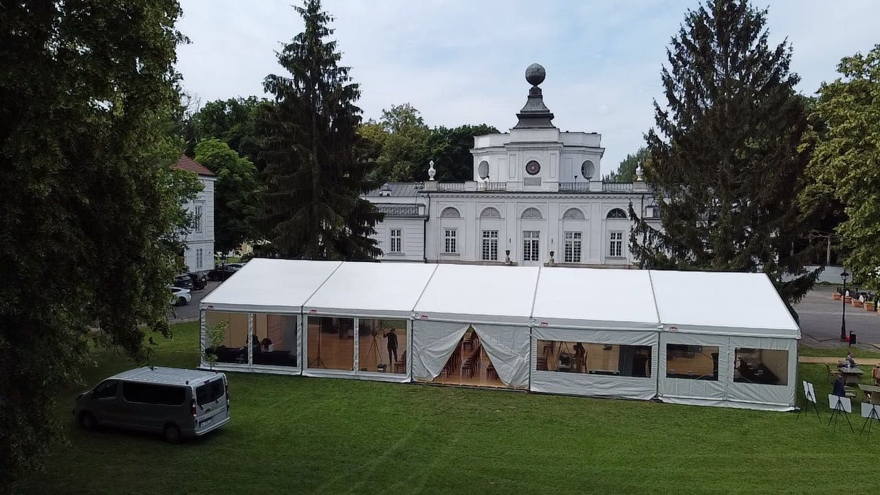 Namioty na komunie wynajem wypożyczalnia namiotów