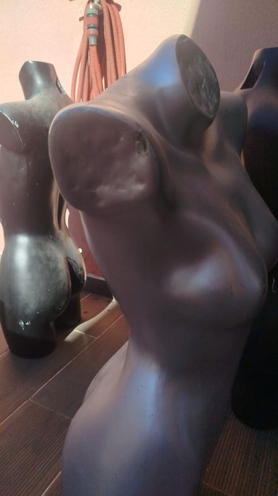 Manequim mulher meio corpo