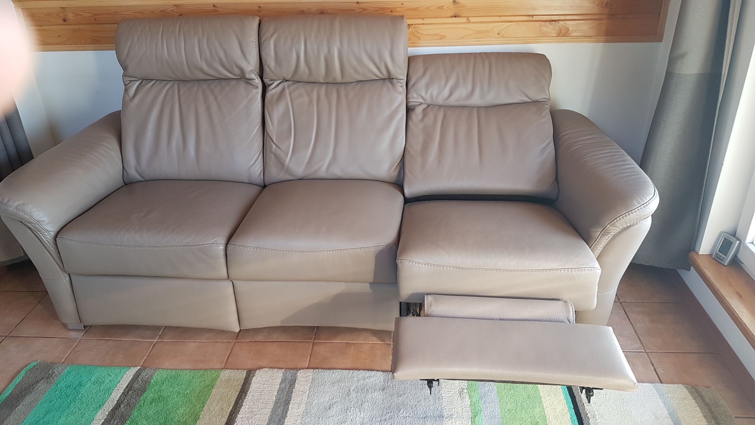 Kler Fantasia Luksusowa sofa 2x sterowanie regulowane zagłówki
