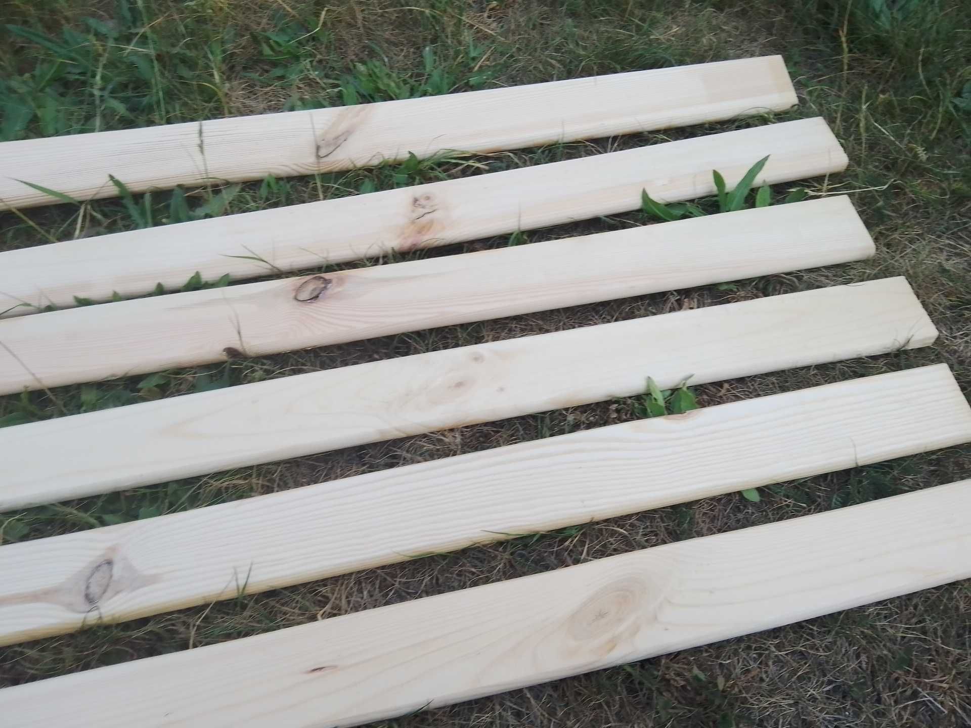 Sztacheta sosnowa, heblowana