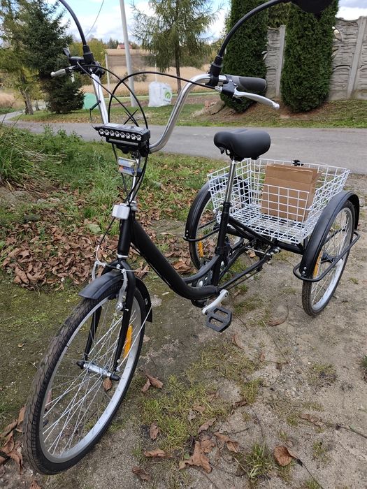 Stylowy rower trójkołowy