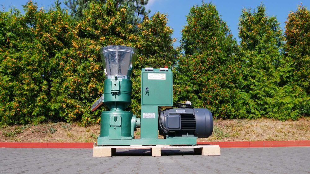 Pelleciarka produkcja pelletu do 500 kg/h obniż cenę opału zrób go sam