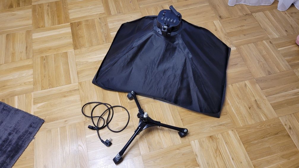Studio fotograficzne, lampy studyjne, softbox