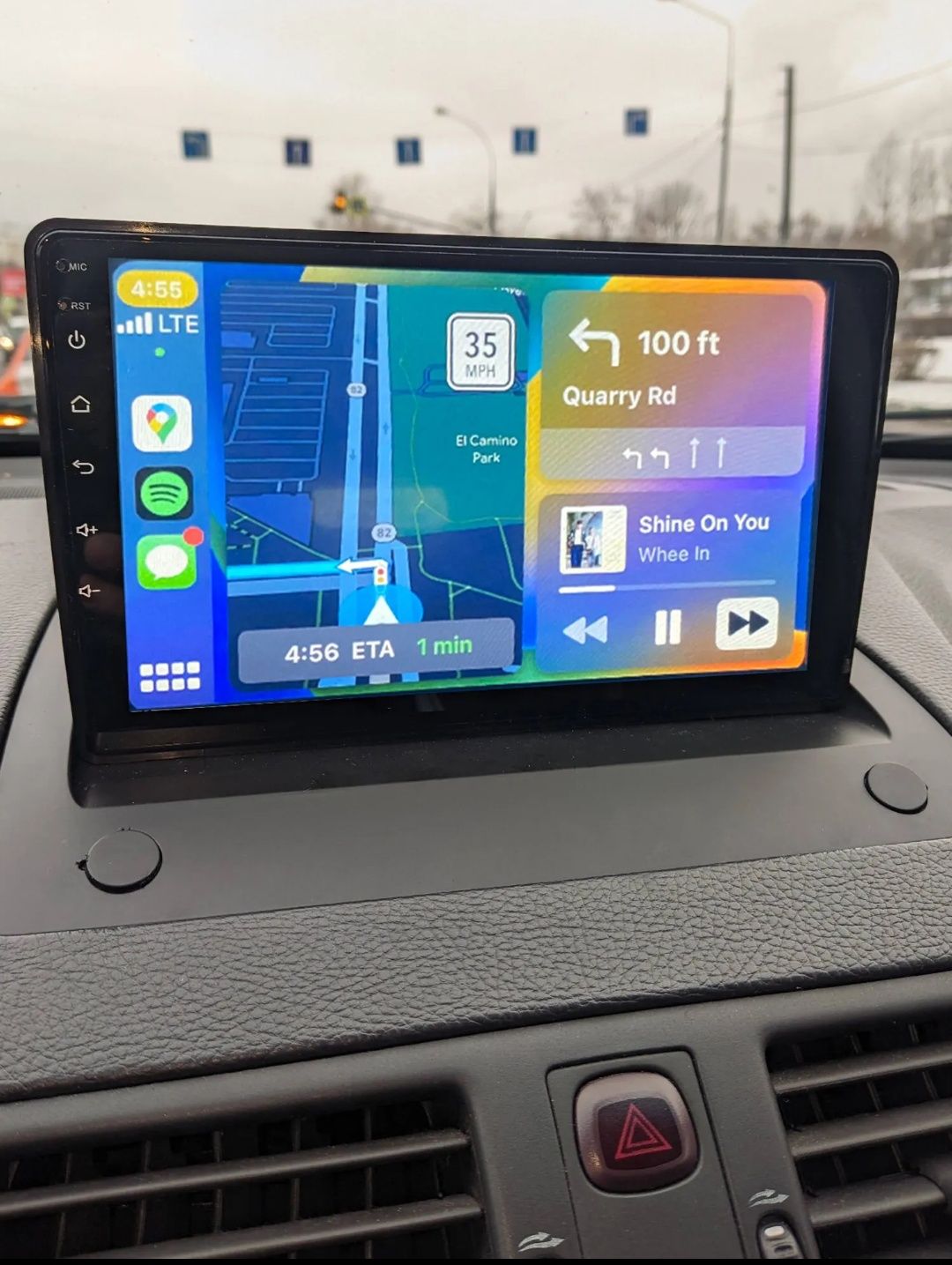 Rádio Android 13 com GPS Volvo XC90 (Novo)