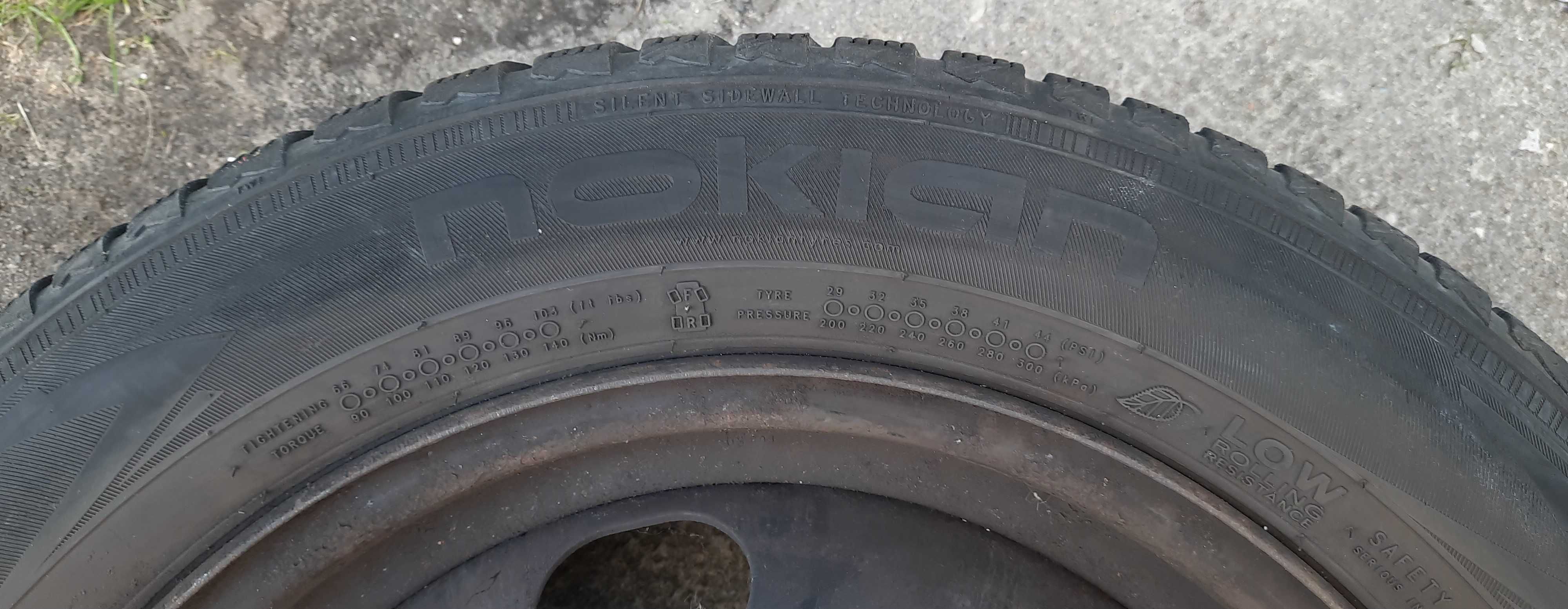 Felgi stalowe 16 cali 4x108 + opony zimowe Nokian WRD4 215/55 R16