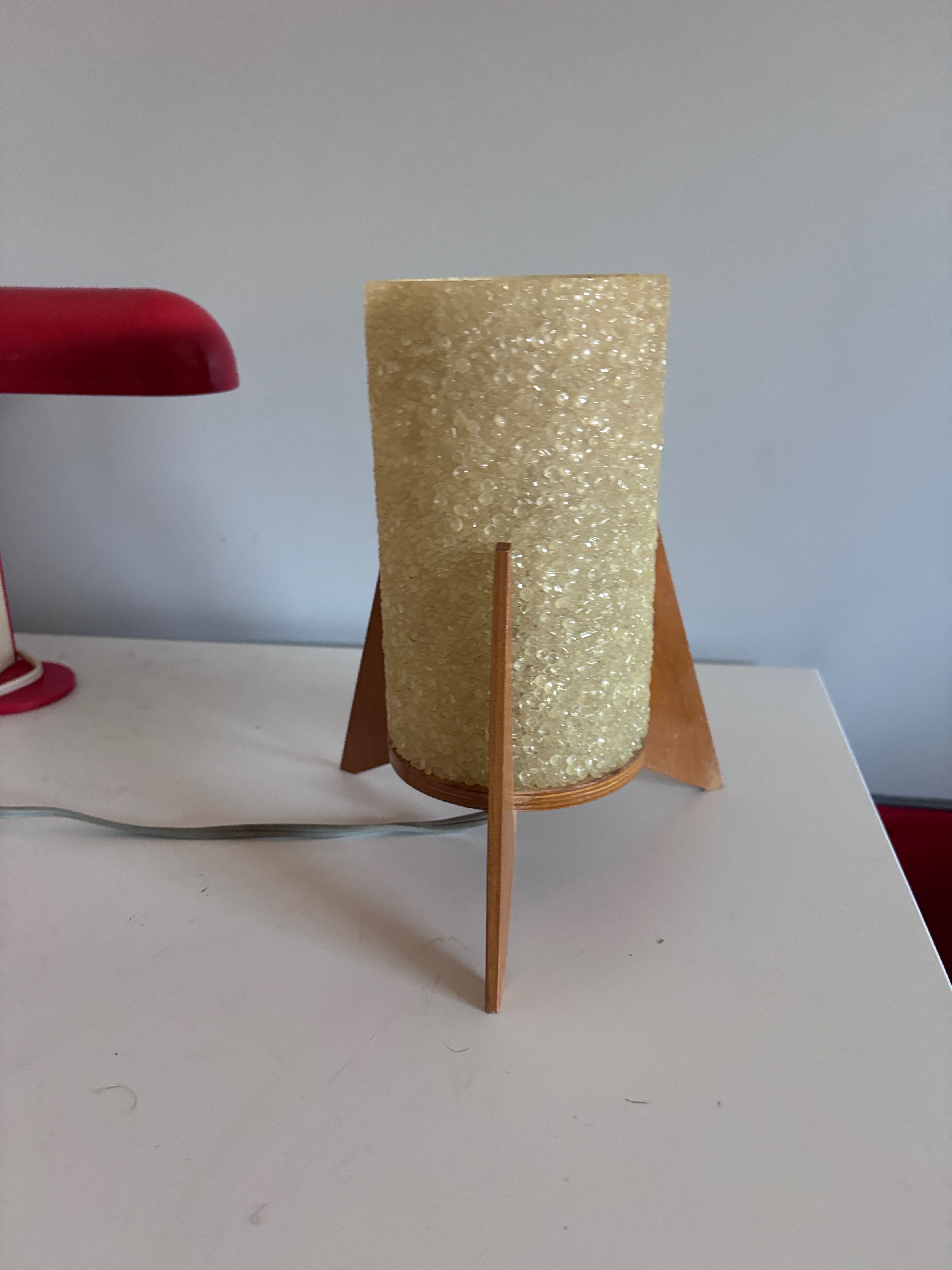 Lampa rakieta-Pokrok Zlína space age retro prl