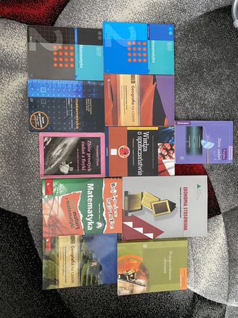 Książki Matematyka, Geografia, Fizyka, WOS