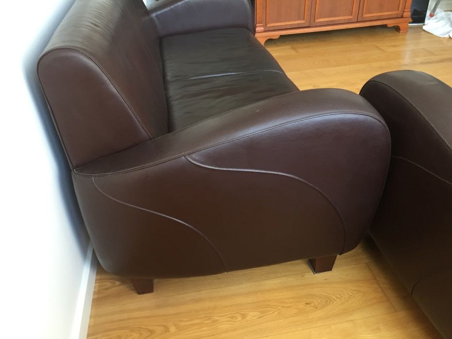 Sofa skórzana - skóra bydlęca dł 150 cm