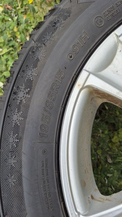 Koła alufelgi 5x112 15 cali Opony zimowe 195 65 r15 z 2022 roku
