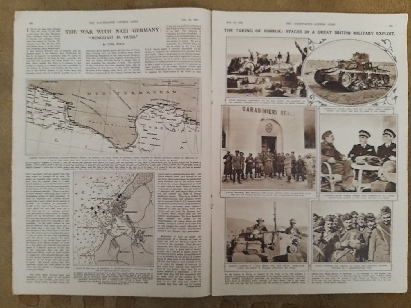 Revistas inglesas dos anos 1941, 1942 e 1943 sobre a 2° Guerra Mundial