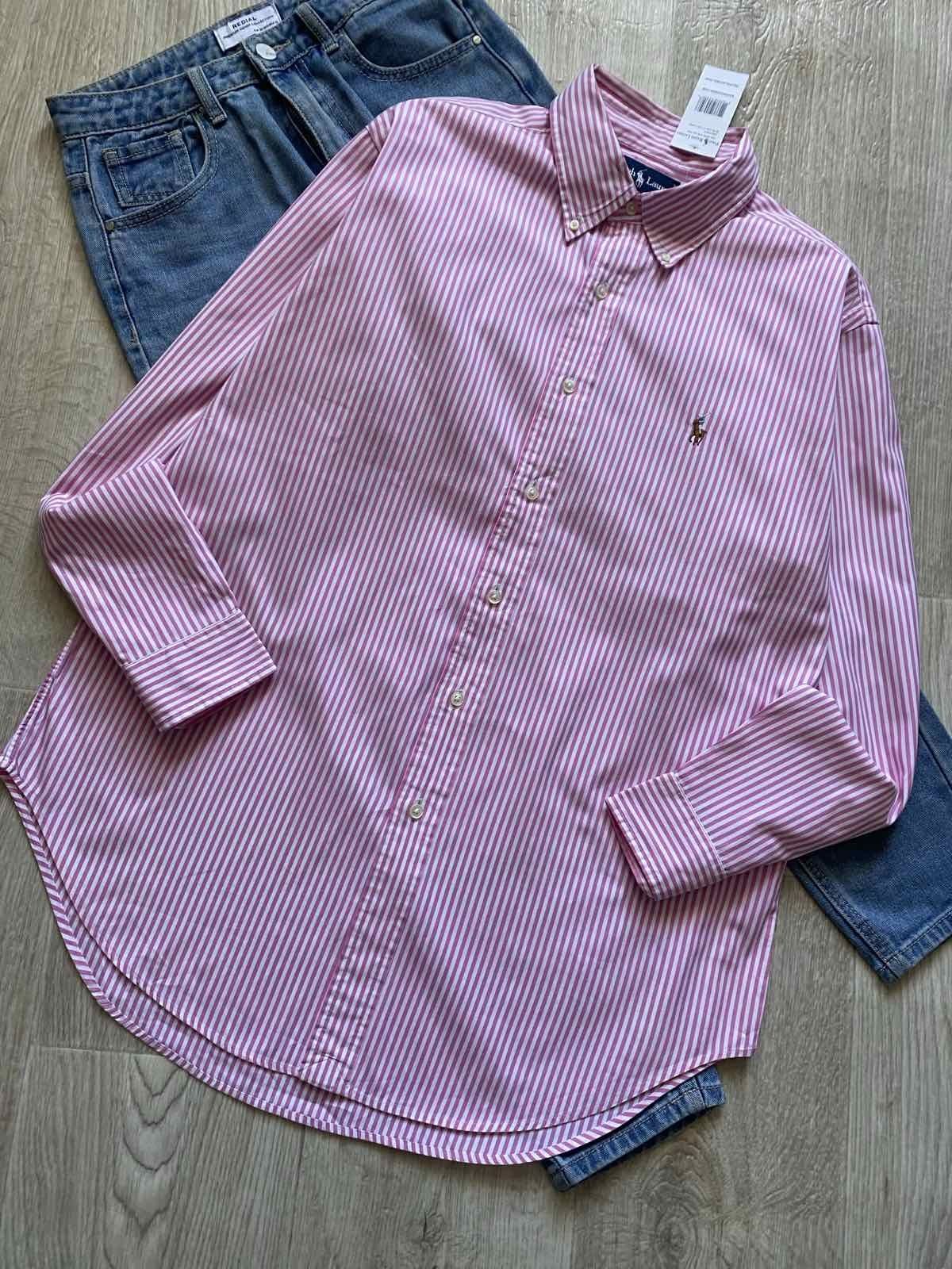 Polo Ralph Lauren женская рубашка оверсайз, сорочка оверсайз, блузка