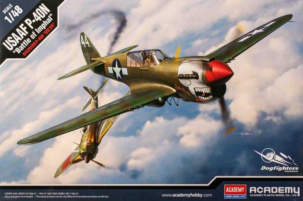Academy 12341 USAAF P-40N Battle of Imphal 1/48  model do sklejania