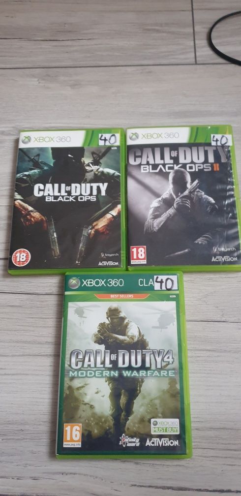 Gry call of duty xbox 360