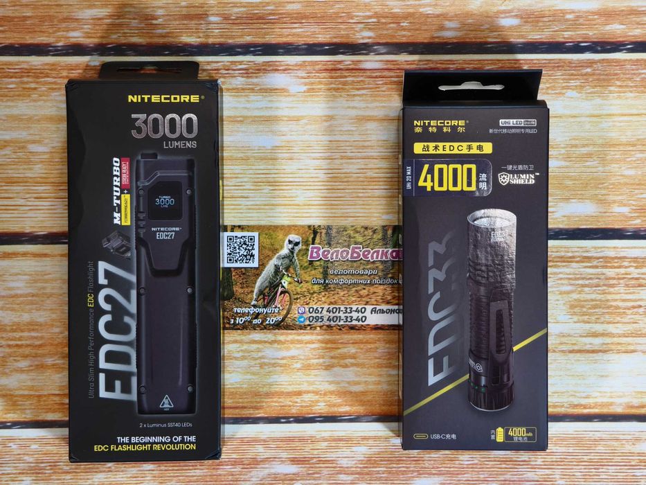 Nitecore EDC27 UHi EDC33 кишеньковий тактичний ліхтар 3100 люмен