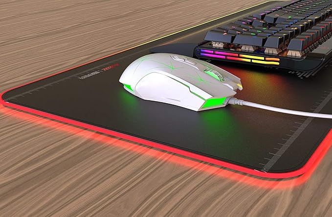 LexonElec AJ52 – Przewodowa Mysz do Gier RGB z 7 Poziomami DPI!