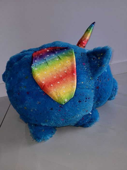 Duży pluszowy jednorozec świnka