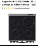 Fogão vitroceramica INDESIT