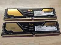 ОЗУ Team Group Elite Plus DDR4 2х4Gb PC4-2400 (TPD44G2400HC16BK)