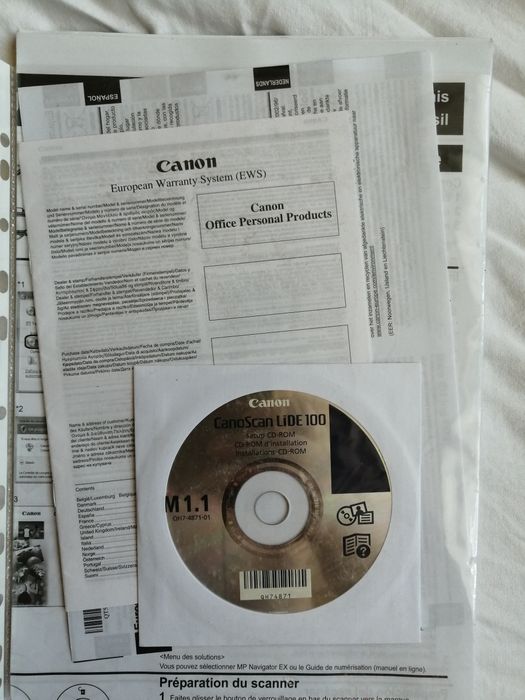 Scanner Canon CanoScan LIDE 100