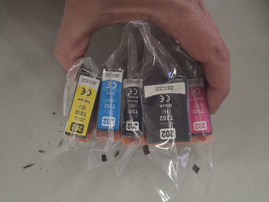 5x Tusze do drukarkiI EPSON 202 XL EXPRESSION Premium XP-6005 XP-6100
