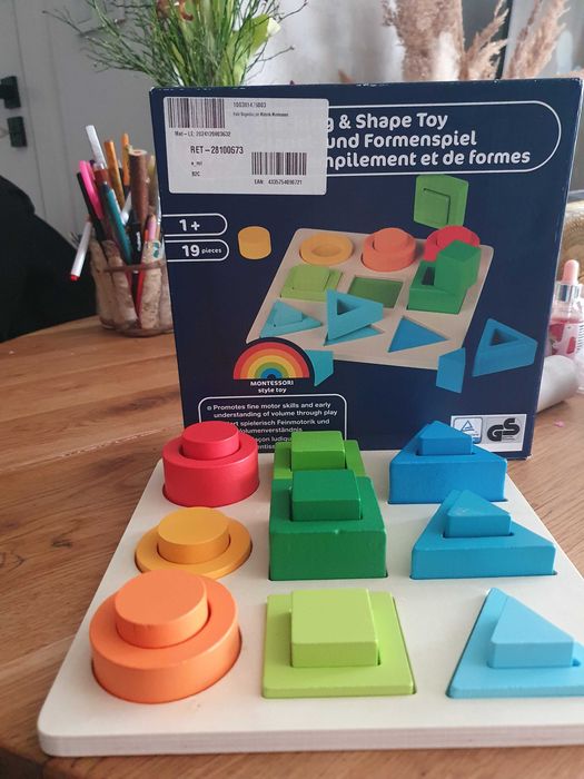 Montessori układanka kształty