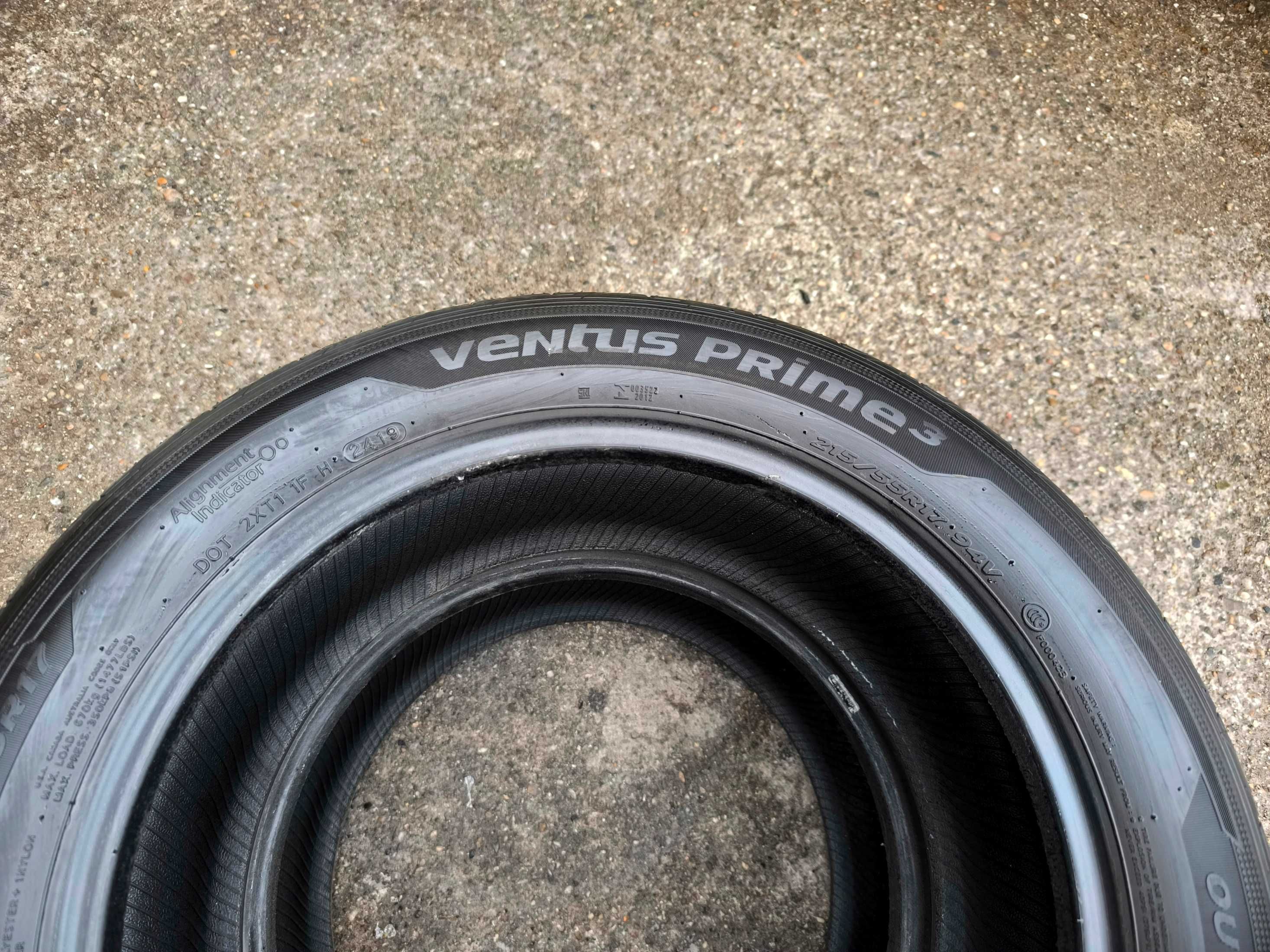 215/55R17 94V Opony Letnie Lato Hankook Ventus Prime 3 6,5mm Legnica