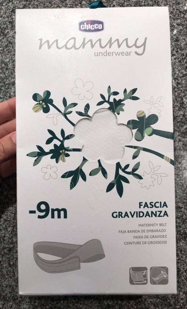 Faixa de gravida e cinta pós parto da Chicco