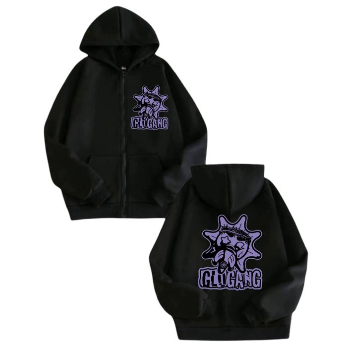 Зип-Худи Glo Gang Logo унисекс гло гэнг толстовка кофта лонгслив New